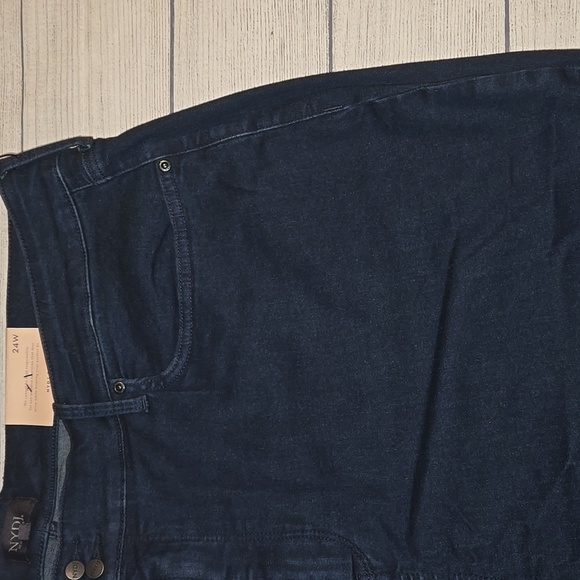 NYDJ Women's Marilyn Straight Jeans Dark Wash Size 24W NWT - Picture 4 of 12